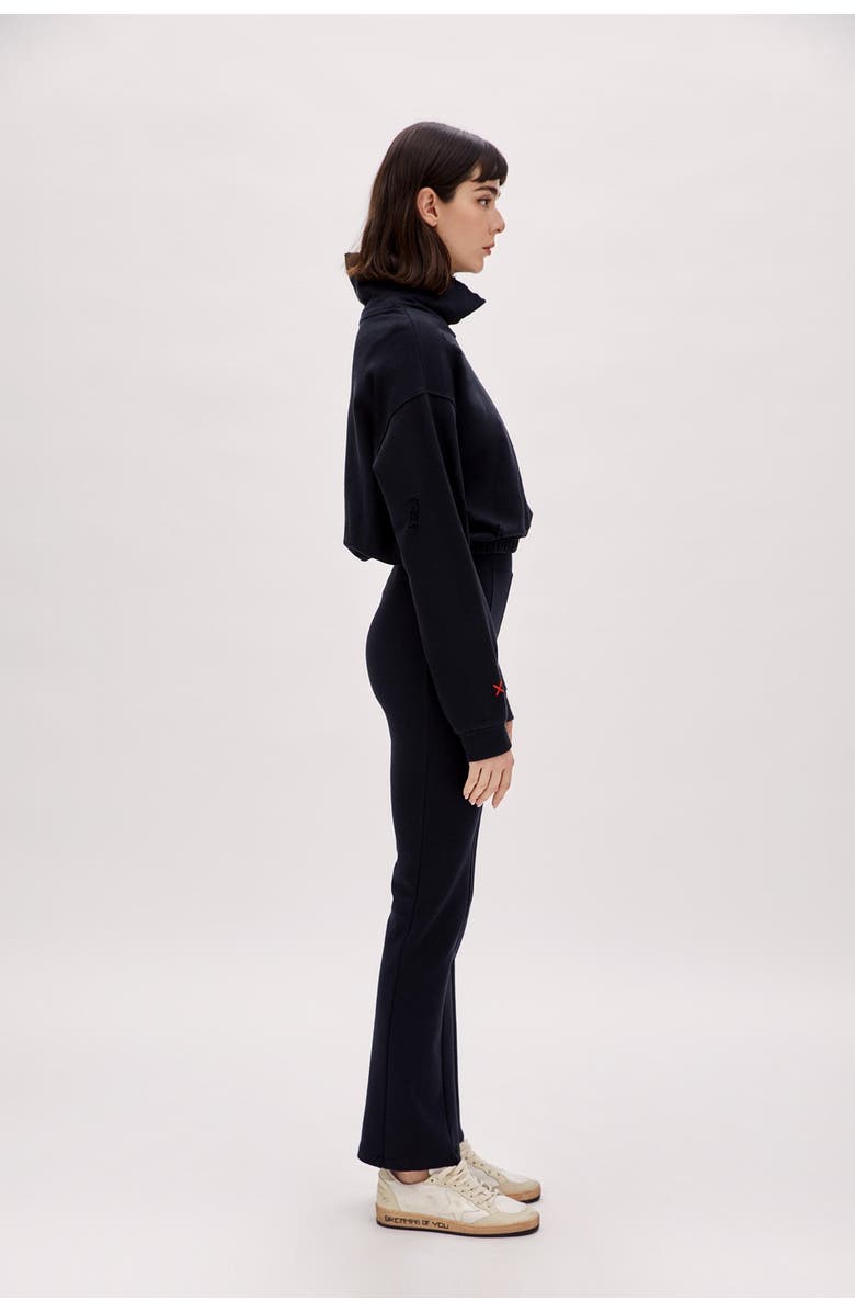 PCFG Cotton Destroyed High Neck Sweat, Alternate, color, Black