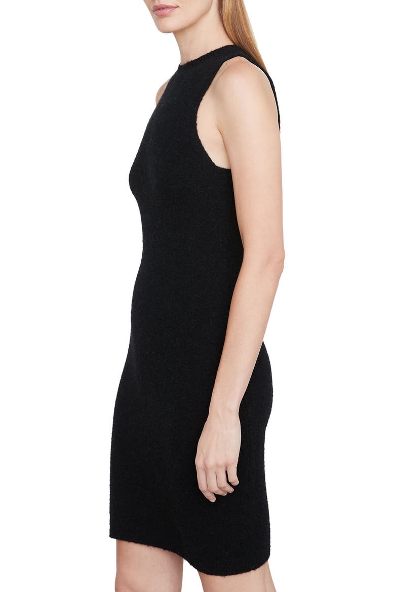 Sleeveless Sweater Dress, Alternate, color, BLACK