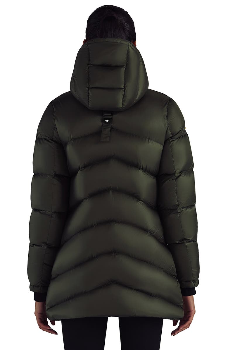 Triple F.A.T. Goose Balleny Women's Puffer Down Parka, Alternate, color, Olive