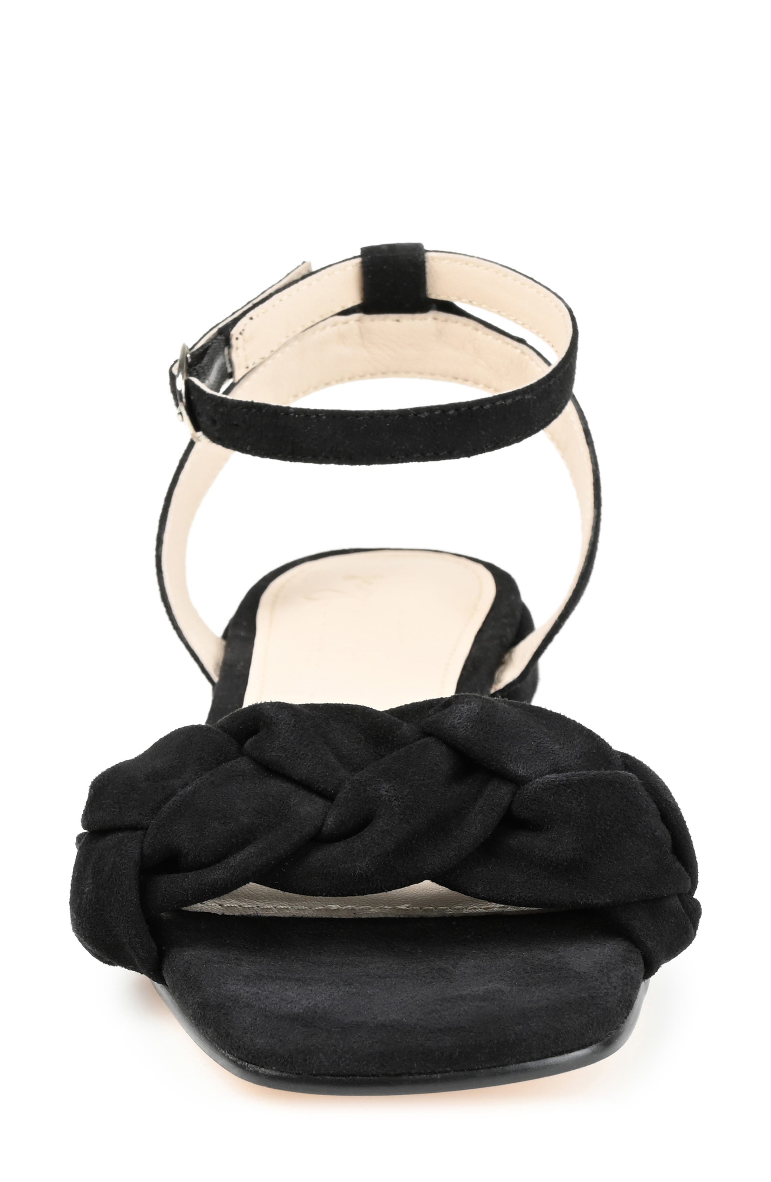 Journee Signature Sellma Braided Ankle Strap Sandal, Alternate, color, 