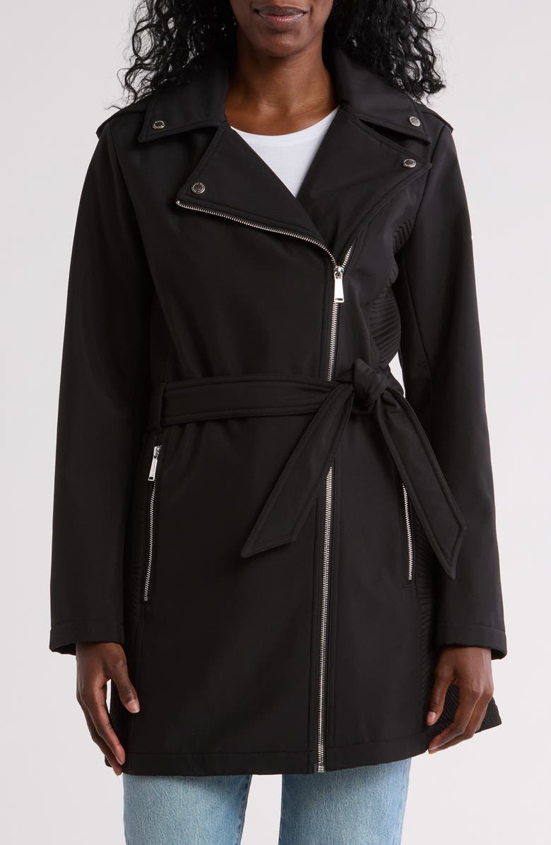 BCBGeneration Asymmetric Belted Jacket, Main, color, 