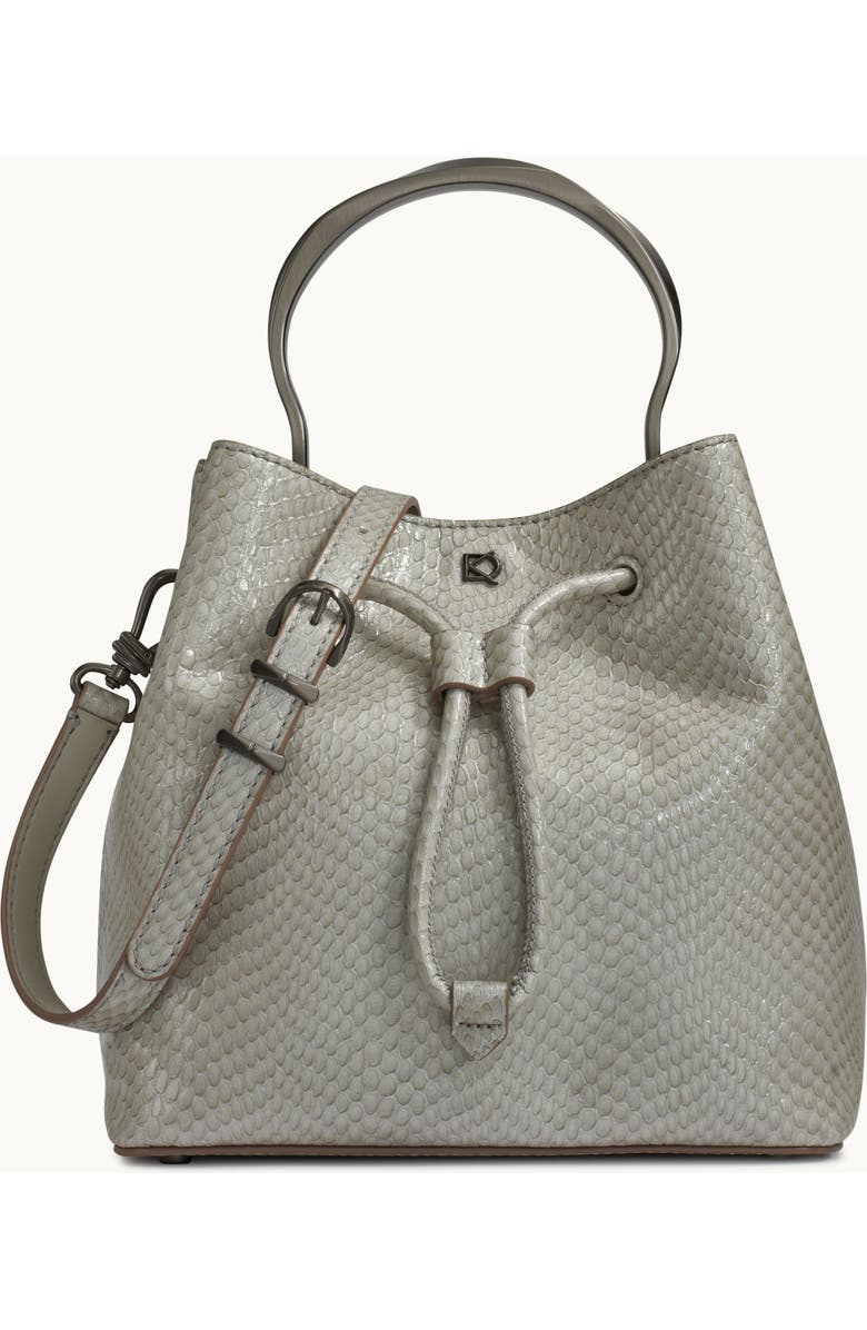 Donna Karan New York Lawrence Snake Bucket, Main, color, Zinc