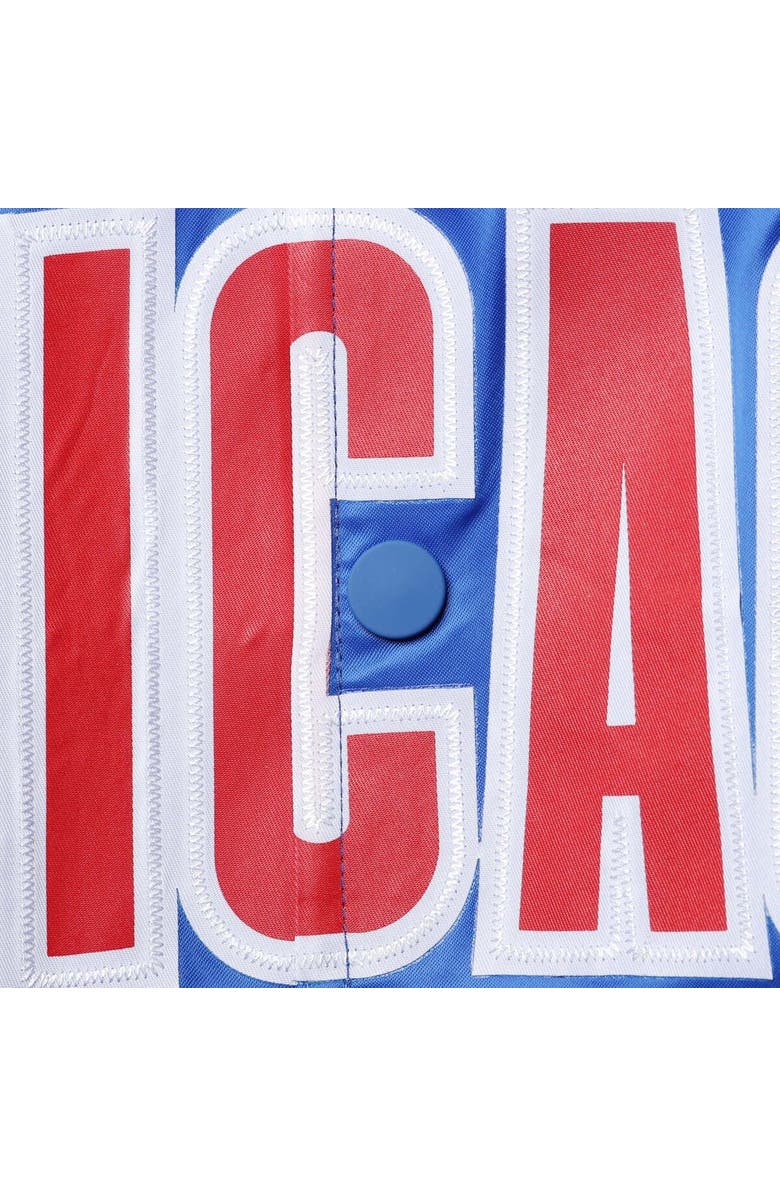 PRO STANDARD Men's Pro Standard Royal Chicago Cubs Wordmark Satin Full-Snap Jacket, Alternate, color, Royal