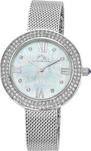 PORSAMO BLEU Madeleine Mesh Strap Watch, 35mm
