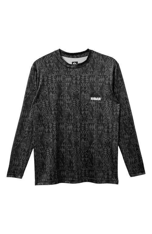 Quiksilver Hi Surf Long Sleeve Rashguard In Black