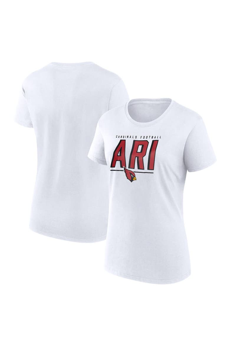 Women's Fanatics White Arizona Cardinals Cheerleader T-Shirt, Main, color, White