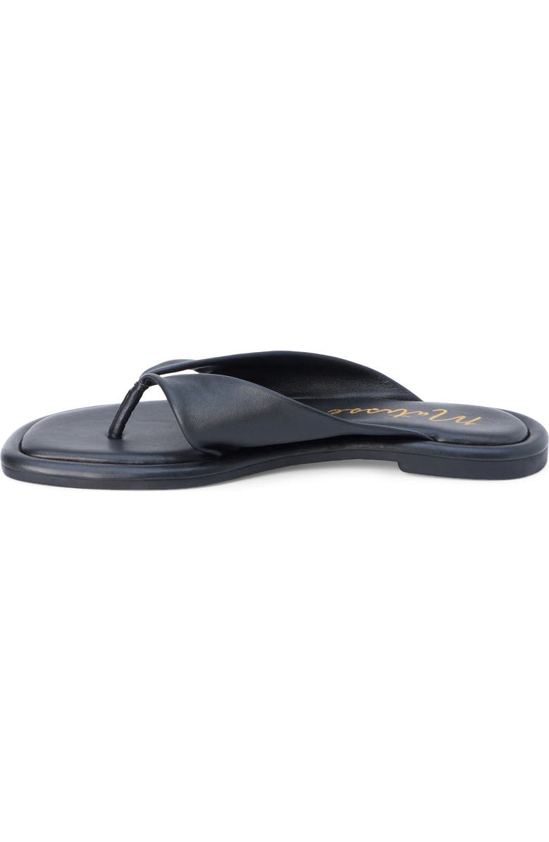Matisse Mirage Flip Flop, Alternate, color, Black Leather