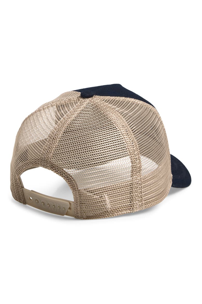 Denim Guard Trucker Baseball Cap, Alternate, color, DARK DENIM