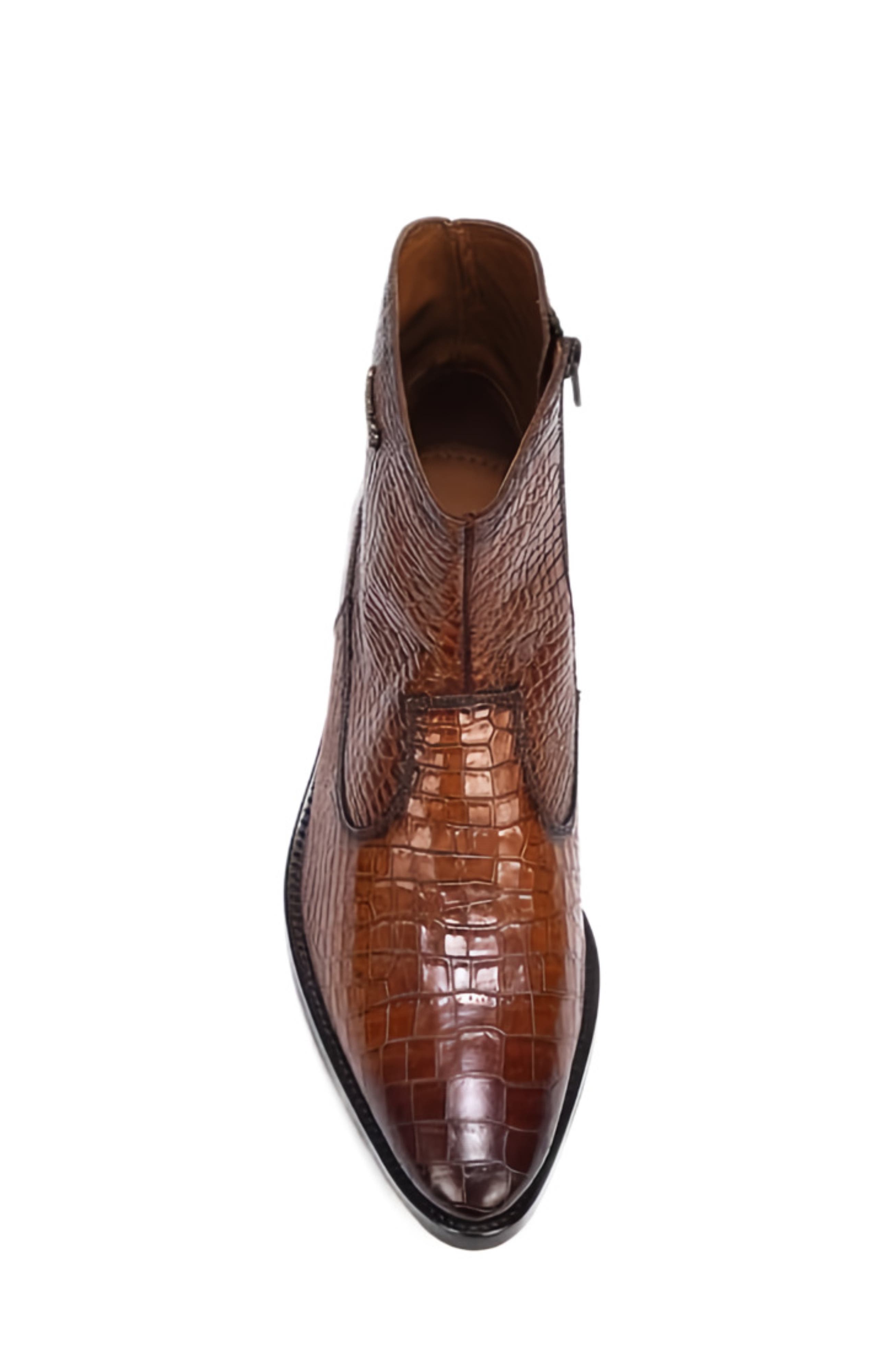 Zappa Cowboy Boot, Alternate, color, Tan Croco