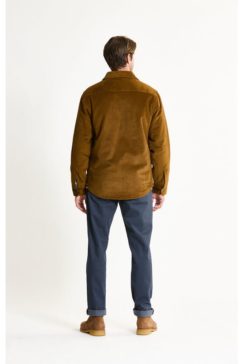 Lined Corduroy Overshirt, Alternate, color, KHAKI