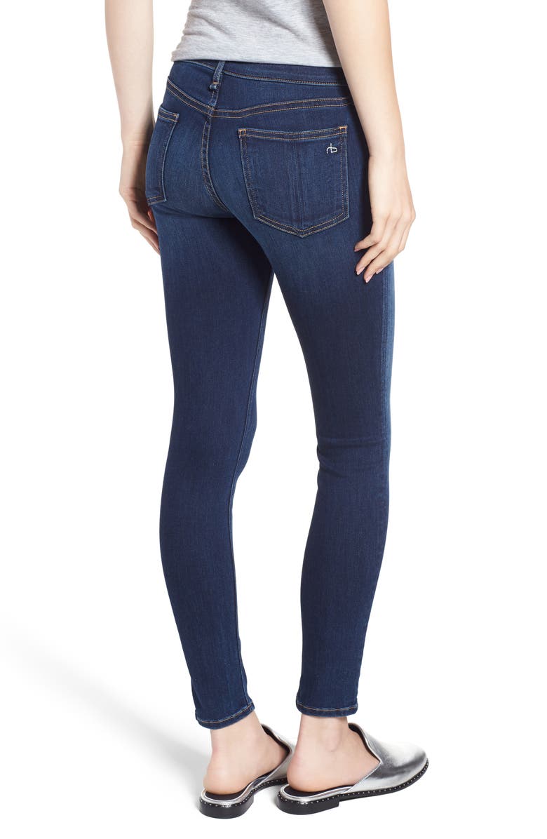 rag & bone/JEAN Ankle Skinny Jeans, Alternate, color, 