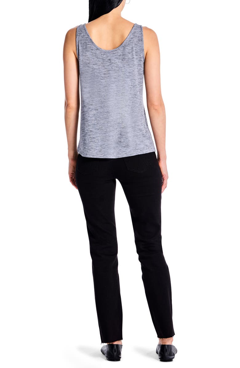 NIC+ZOE Drapey Rib V-Neck Tank, Alternate, color, 