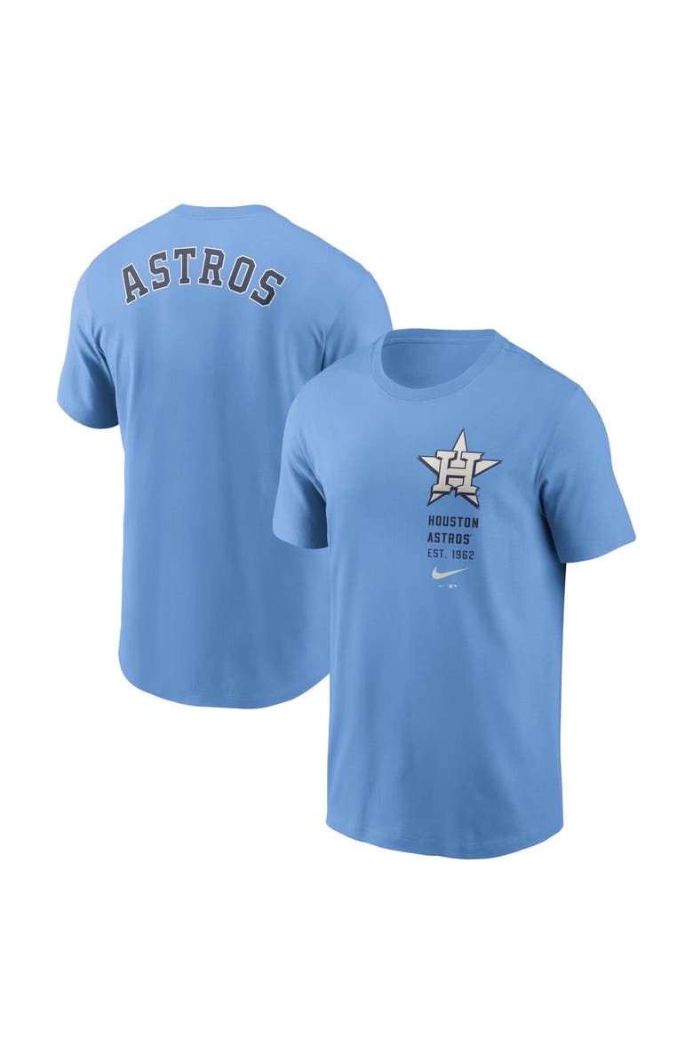 Nike Men's Nike Light Blue Houston Astros Record Shattered T-Shirt, Main, color, Light Blue