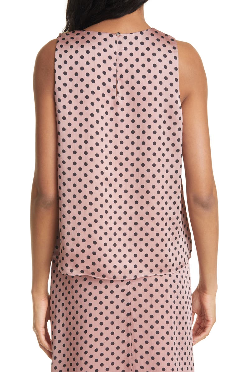 Ted Baker London Samant Polka Dot Top, Alternate, color,