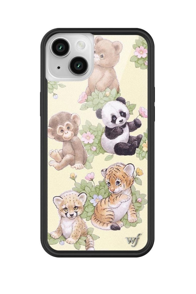 Safari Babies iPhone Case, Alternate, color, Yellow