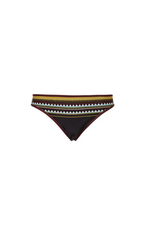 La Doublej Bikini Bottom Doric Placée Black In Doric Placée Black