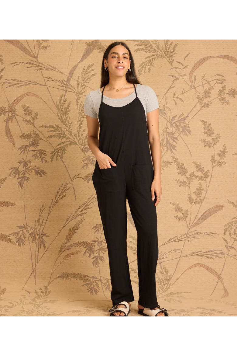 Raven Overalls, Alternate, color, Black
