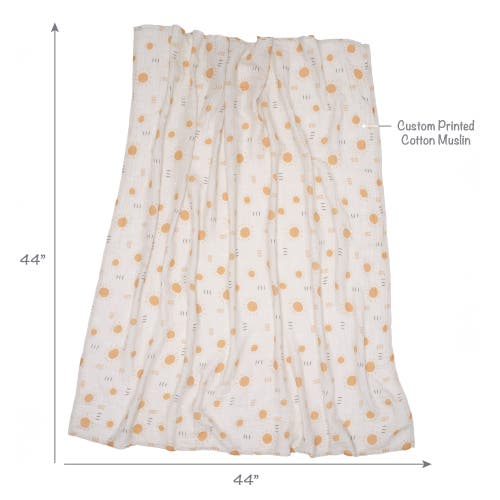 Lambs & Ivy Jungle Adventure 2-pack Cotton Muslin Newborn Baby Swaddle Blankets In Multi