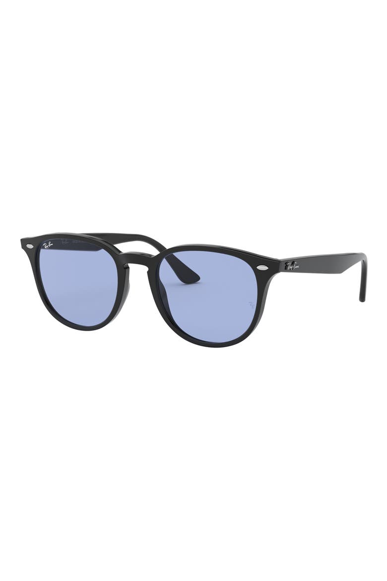 53mm Phantos Sunglasses, Alternate, color, BLACK BLUE