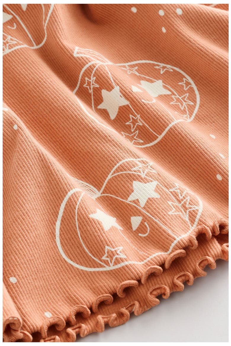 Kids' Rib Jersey Dress, Alternate, color, ORANGE
