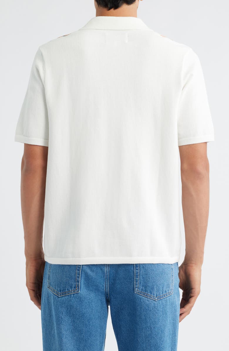 Wax London Ivy Camp Shirt, Alternate, color, Ecru / Multi