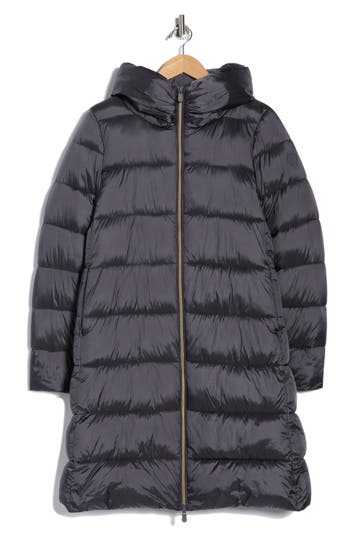 Save The Duck Luciana Puffer Coat In Gray