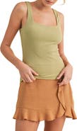 WISHLIST Textured Knit Tank Top