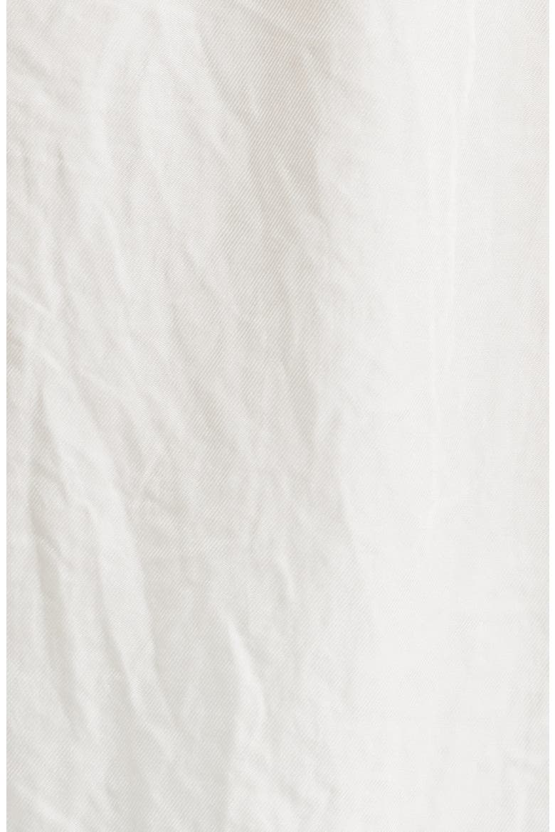 Gathered Tie Neck Top, Alternate, color, WHITE