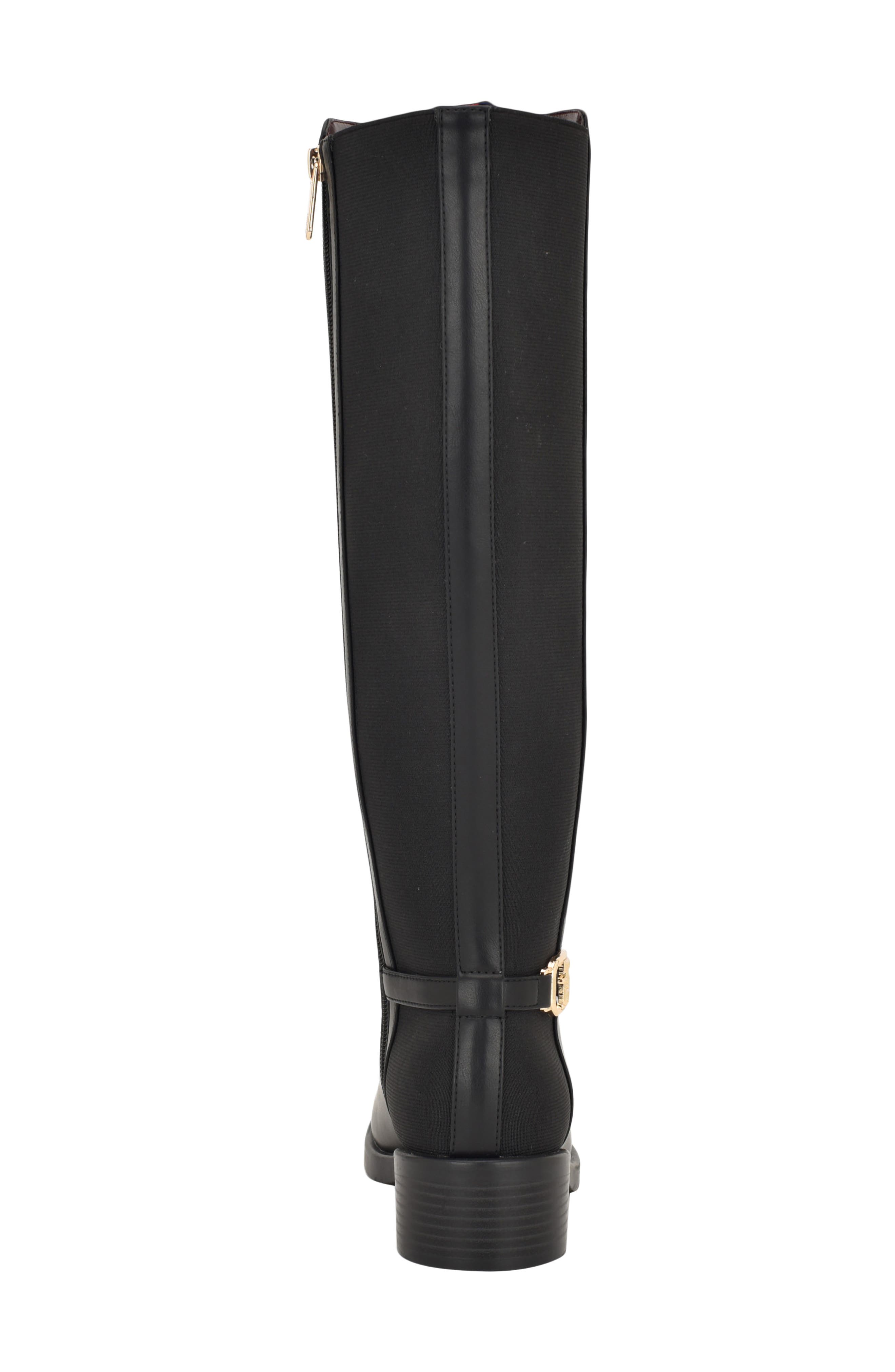 Tommy Hilfiger Imaliz Riding Boot, Alternate, color, Black