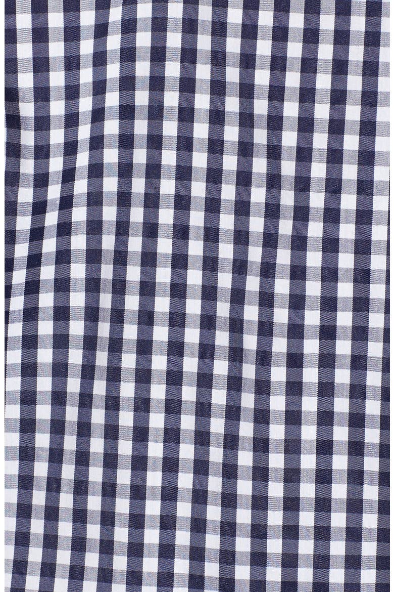 Gingham Open Back Top, Alternate, color, NAVY EVENING/ WHITE GINGHAM