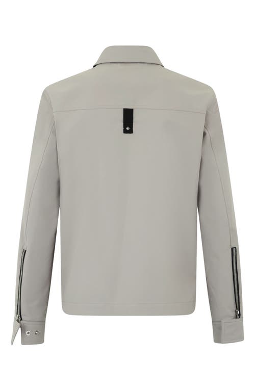Moose Knuckles Jacques Water Repellent Shirt Jacket In Dusk
