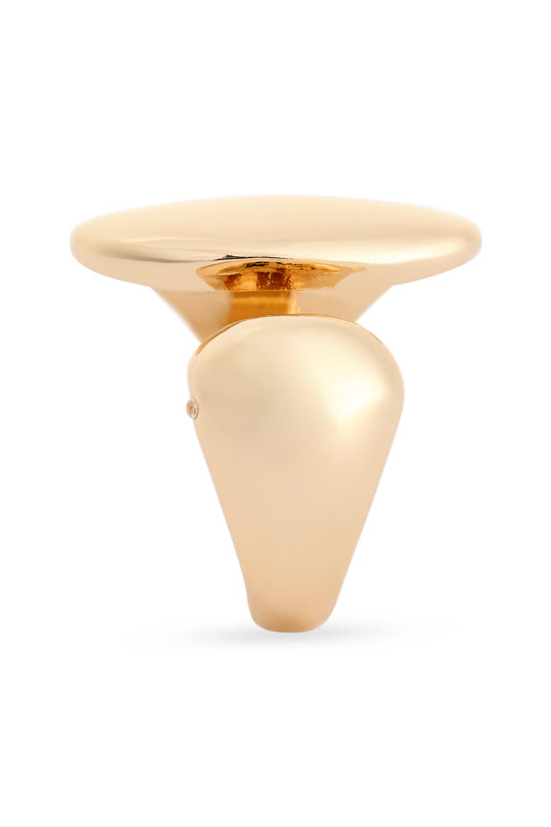 Chunky Statement Cuff Ring, Alternate, color, GOLD