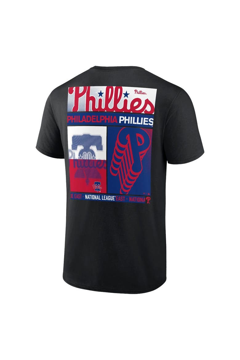Men's Profile  Black Philadelphia Phillies Big & Tall Two-Sided Graphic T-Shirt, Alternate, color, Black