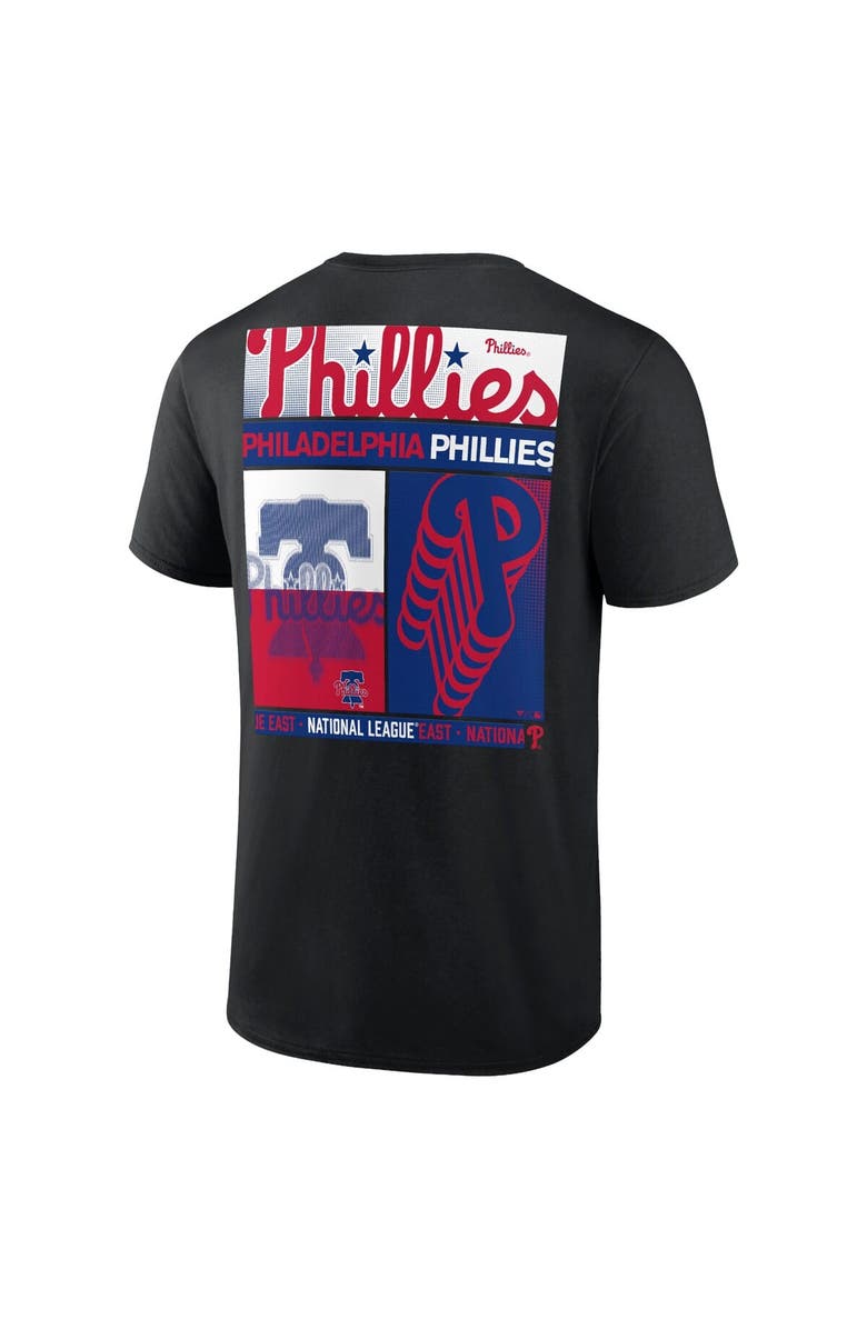 FANATICS Men's Profile Black Philadelphia Phillies Big & Tall Two-Sided Graphic T-Shirt, Alternate, color, Black