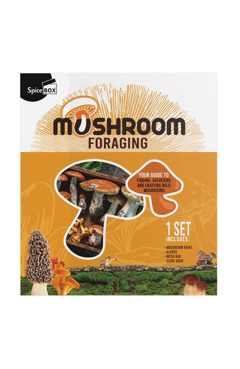 Gift Box Mushroom Foraging Kit Become A Fungi Connoisseur, Alternate, color, Multicolored