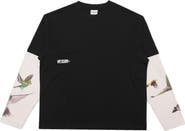 STUDENTS Tremonton Layered Look Graphic T-Shirt