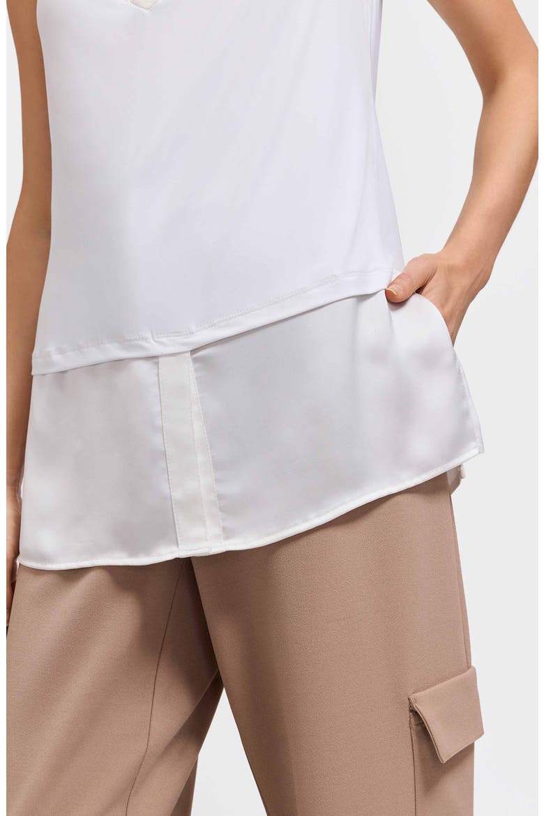 Sasha Sleeveless Layering Tunic, Alternate, color, WHITE