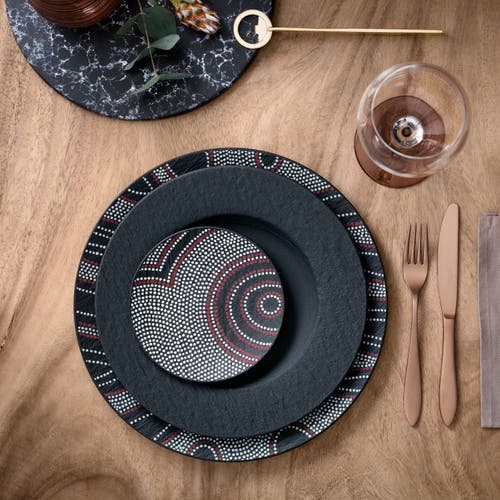 Villeroy & Boch Manufacture Rock Dinner Plate In Black