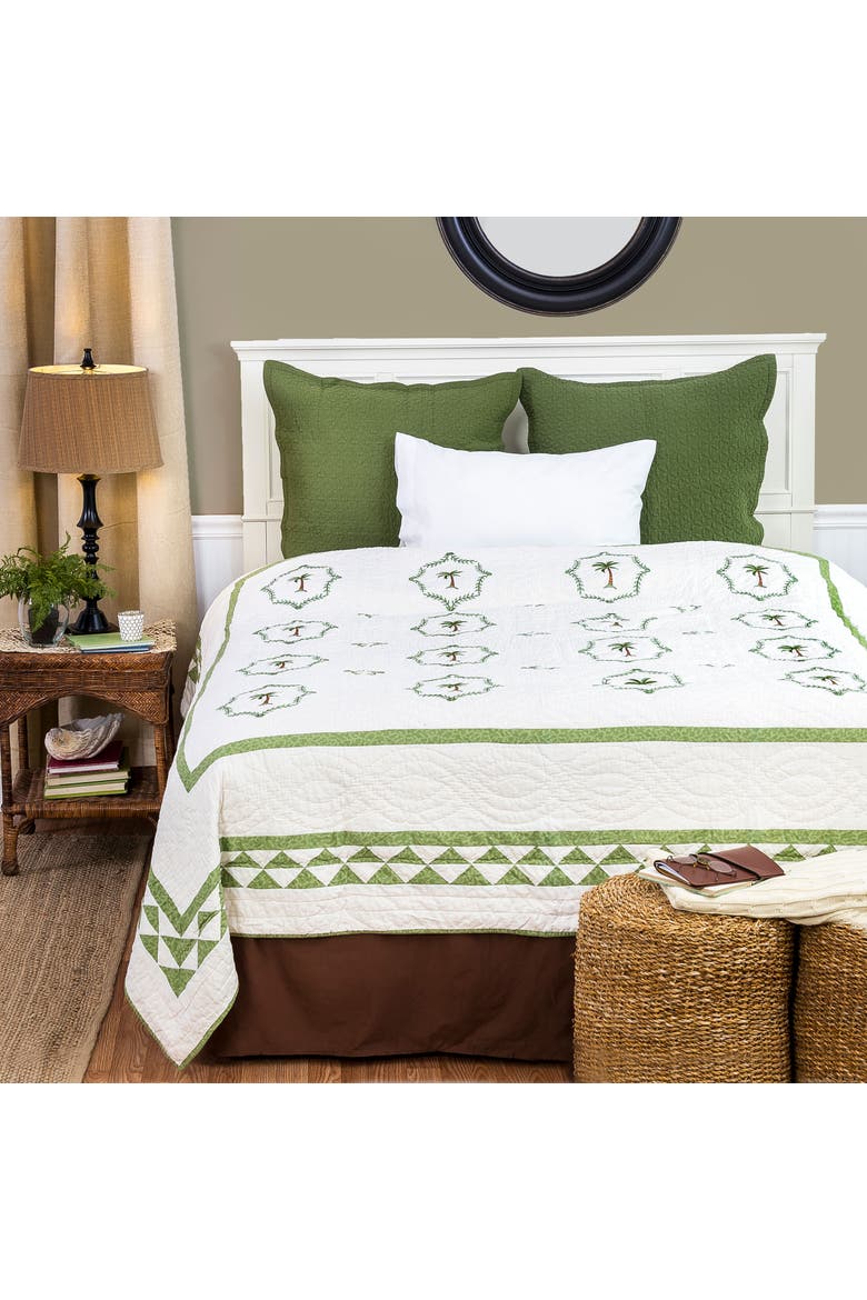 Matinique Full/Queen Quilt, Main, color, White