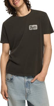 Lucky Brand Fender Cotton Graphic T-Shirt