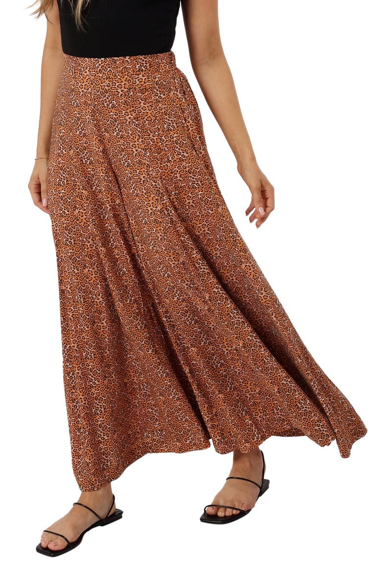Selby High Waist Wide Leg Pants, Alternate, color, LEOPARD PRINT