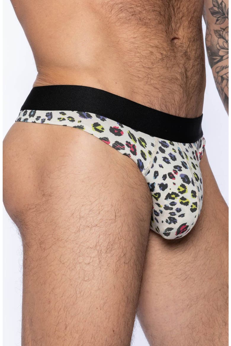 Active Thong, Alternate, color, ANIMAL PRINT