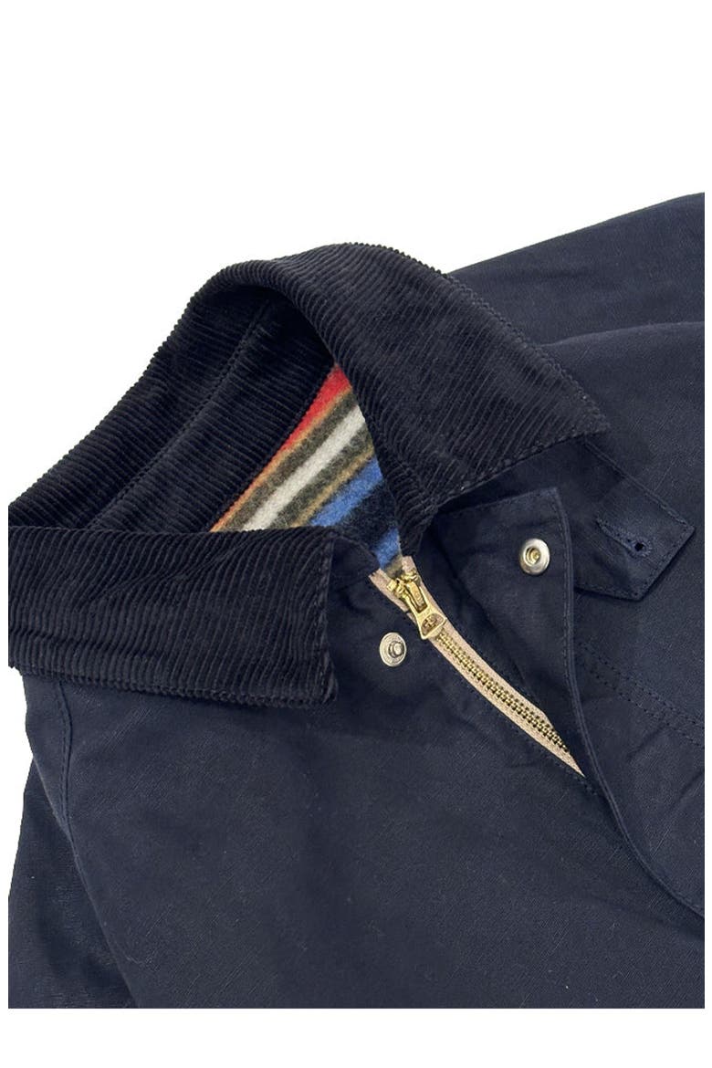 Bristol Waxed Canvas Jacket, Alternate, color, NAVY BLUE