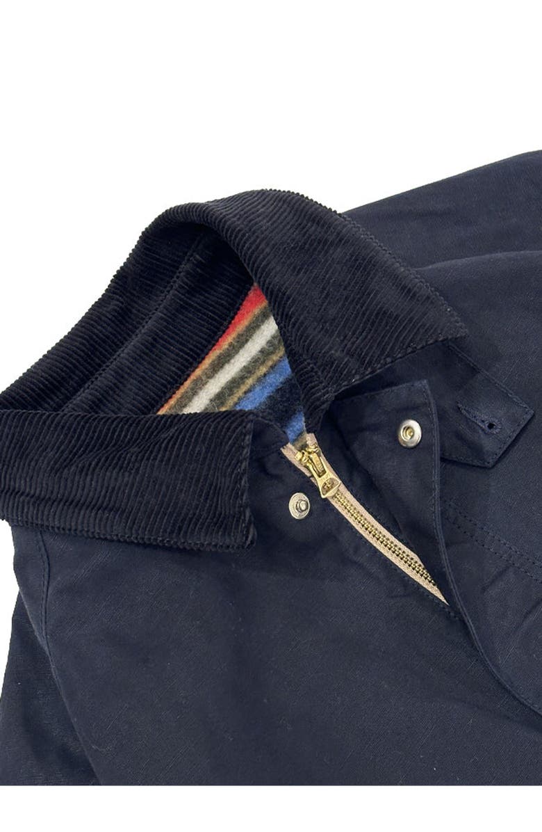 Fortela Bristol Waxed Canvas Jacket, Alternate, color, Navy Blue