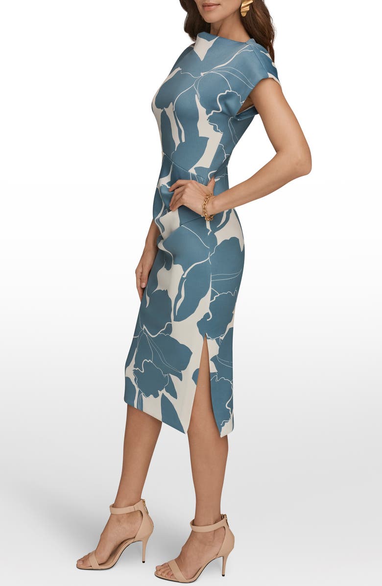 Donna Karan New York Floral Print Sheath Dress, Alternate, color, 