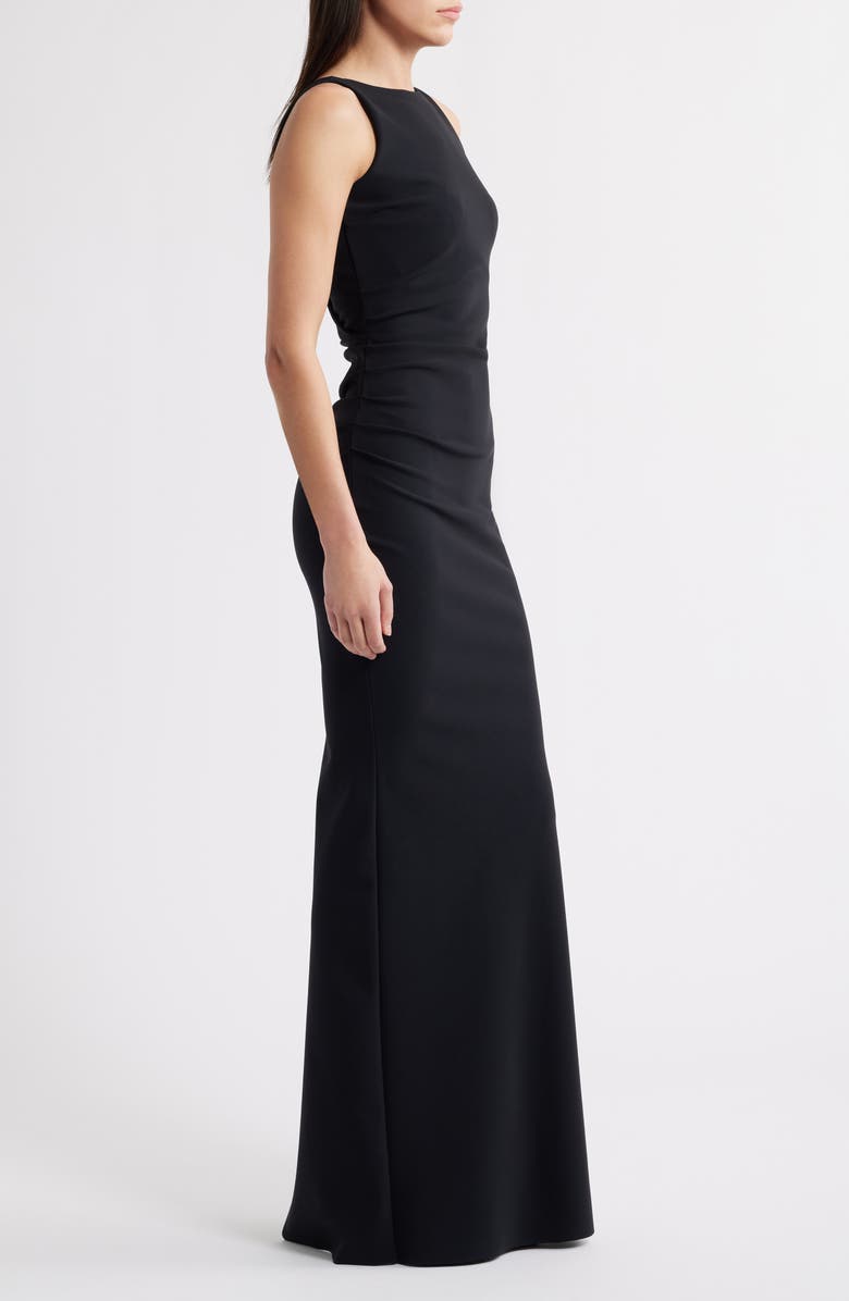 Chiara Boni La Petite Robe Sleeveless Stretch Jersey Dress, Alternate, color, Nero