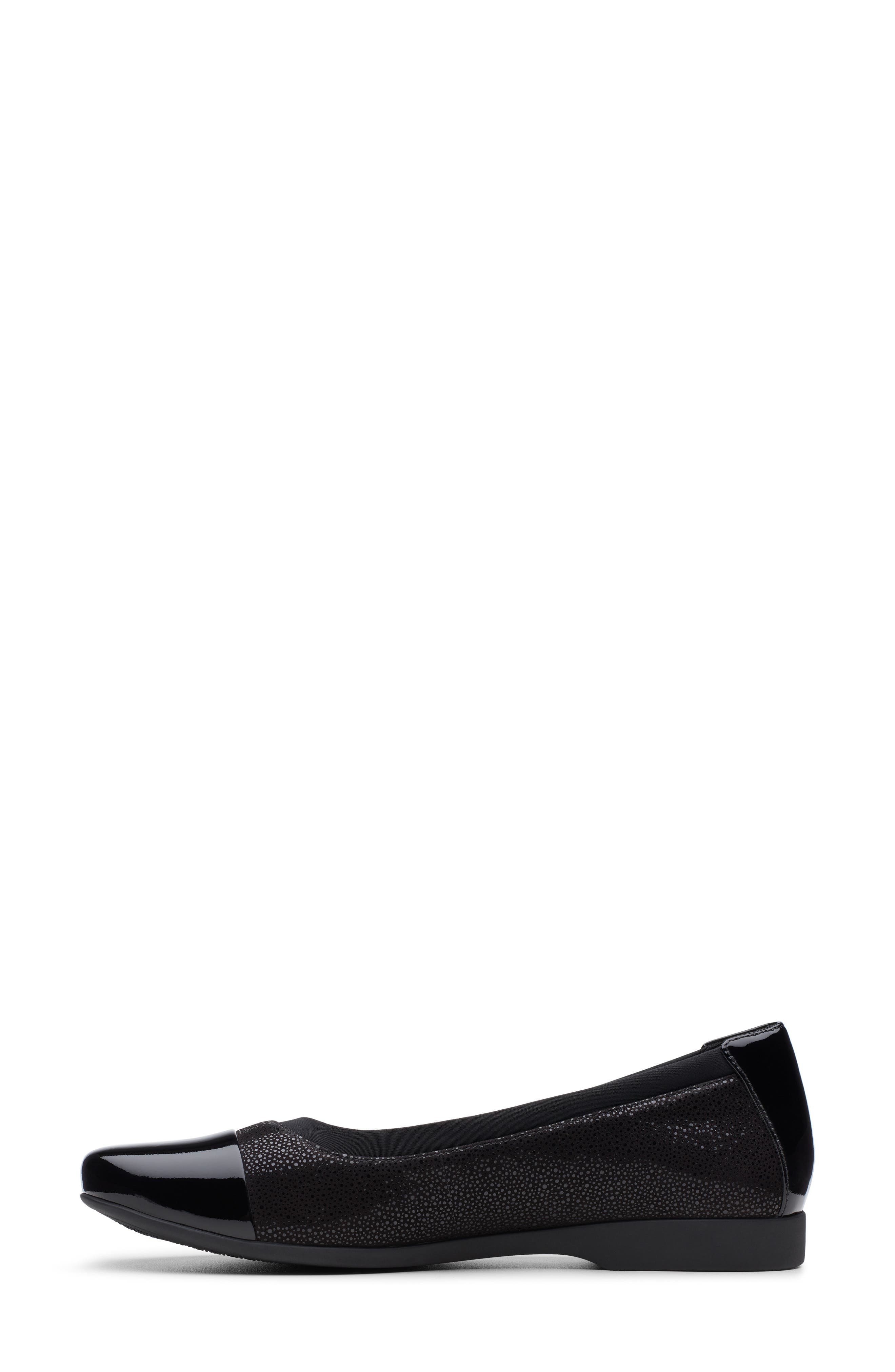 Un Darcey Cap Flat, Alternate, color, BLACK/ BLACK LEATHER