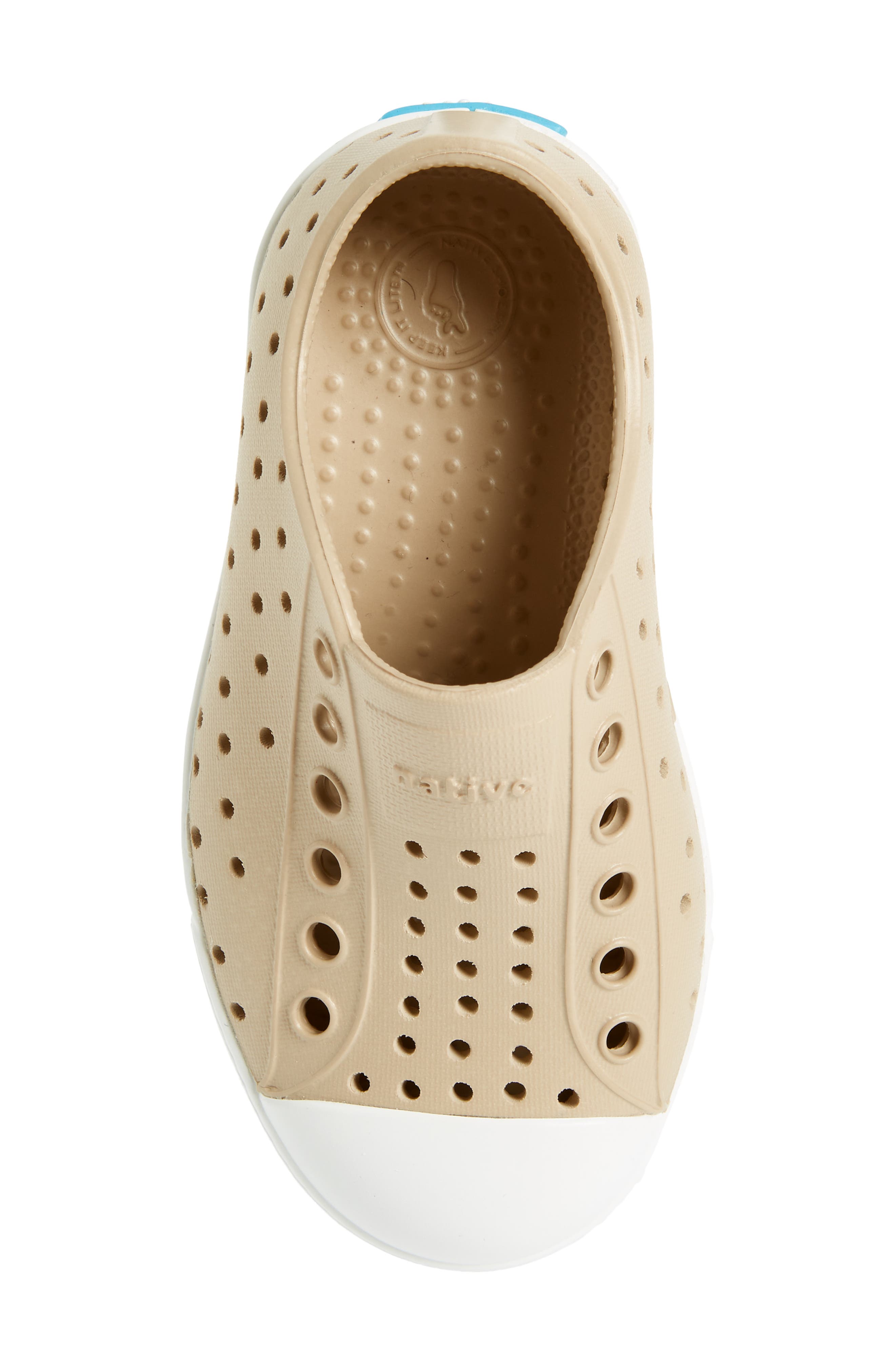 Native Shoes Kids' Jefferson Water Friendly Slip-On Sneaker, Alternate, color, Tan/ Shell White