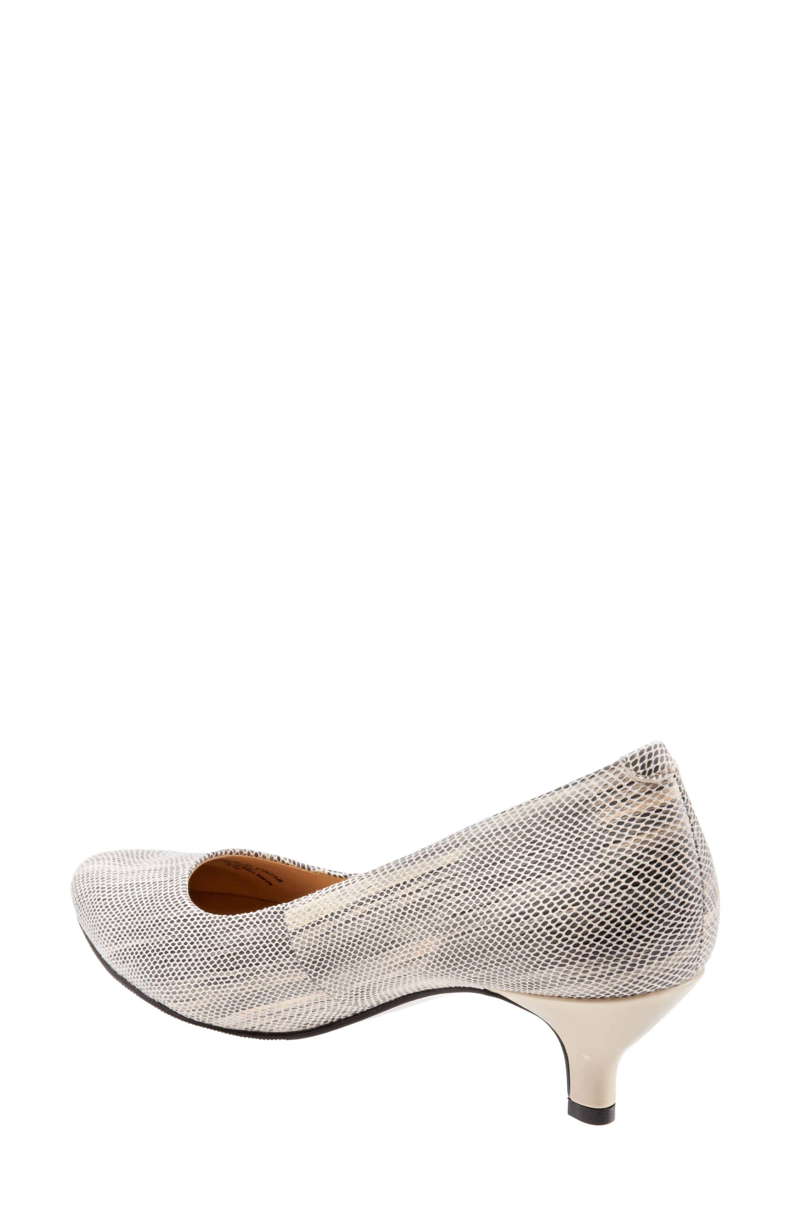 Trotters Kiera Snake Embossed Pump, Alternate, color, 