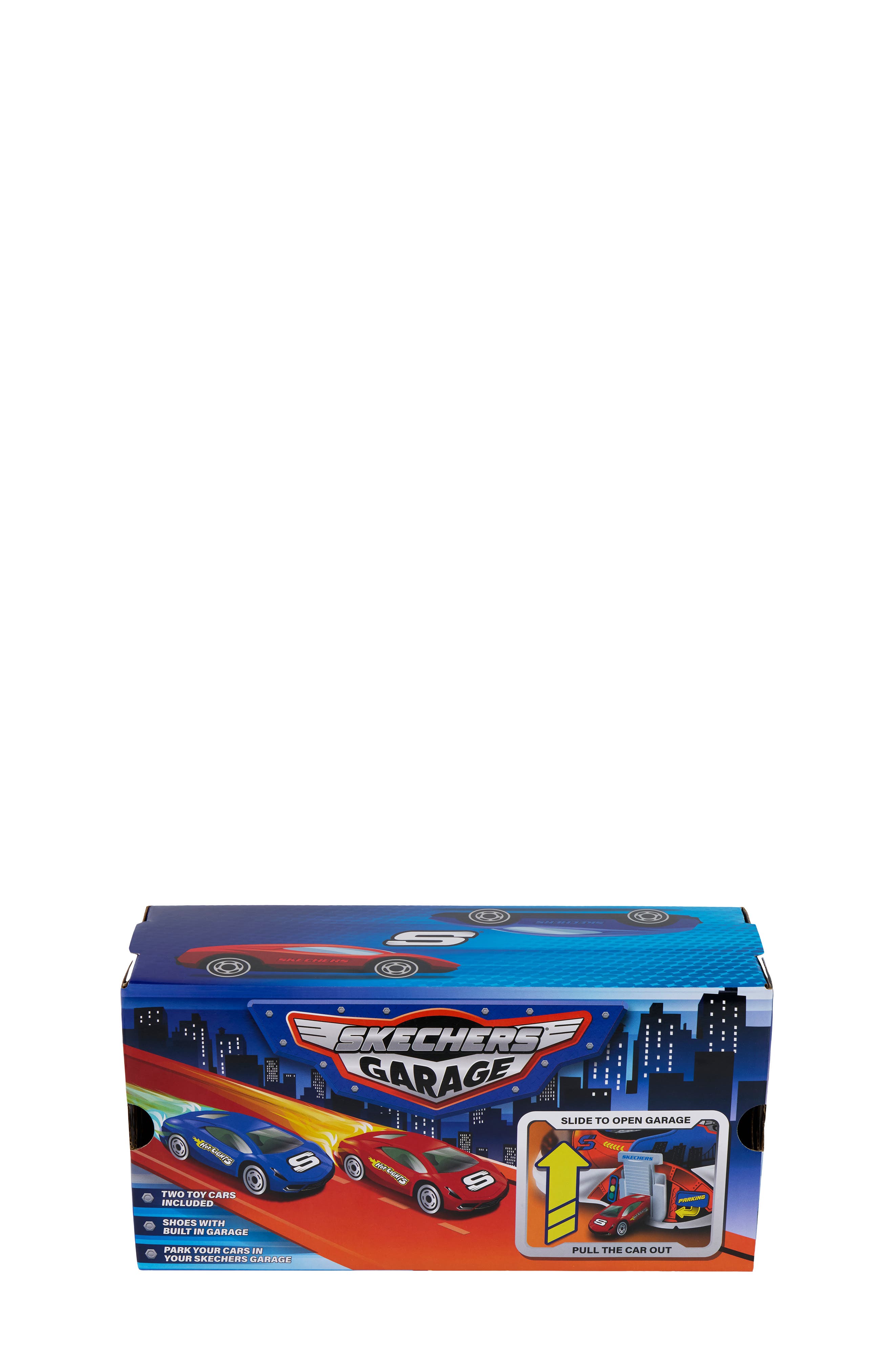 SKECHERS Kids' Garage Sneaker, Alternate, color, Slbk-Silve